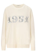 Max Mara Plata Logo Embellished Crewneck Jumper