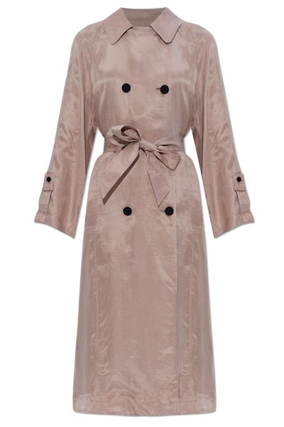 Allsaints Lizie Belted Double-Breasted Coat