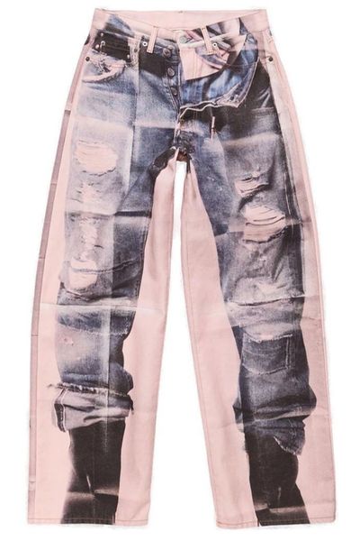 Acne Studios Distressed Wide-Leg Pants