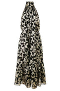 Saint Laurent Halter Neck Midi Dress
