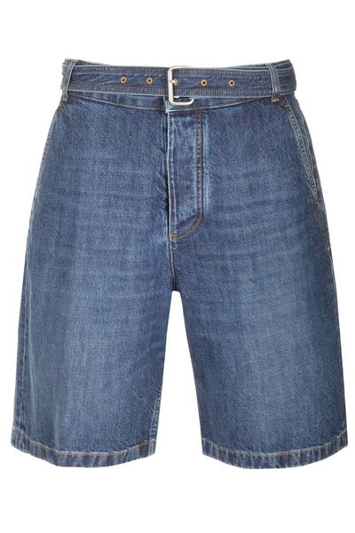 Bottega Veneta Belted Denim Shorts