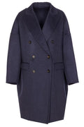 Brunello Cucinelli Double Breasted Long-Sleeved Coat