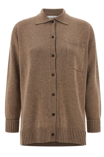 Max Mara Bull Button-Up Knitted Cardigan