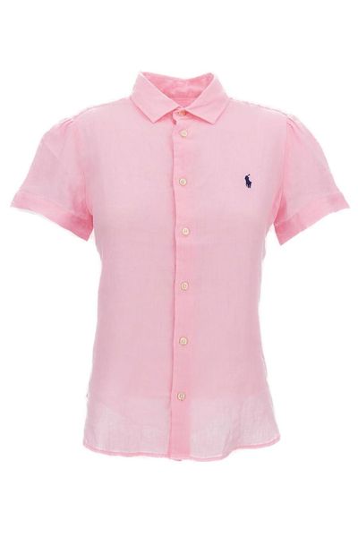 Polo Ralph Lauren Logo Embroidered Short Sleeved Shirt