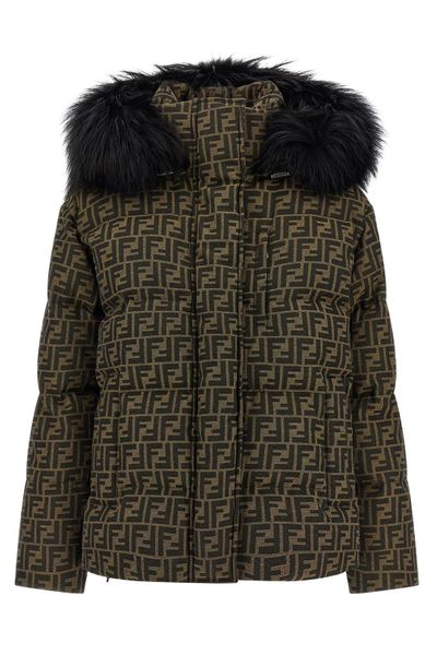 Fendi Ski Hooded Padded Jacket