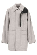 Bottega Veneta Woven-Trim Splittable Coat