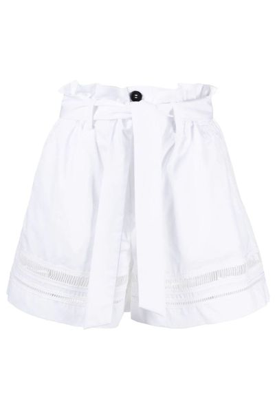 Lorena Antoniazzi Belted High Waist Shorts
