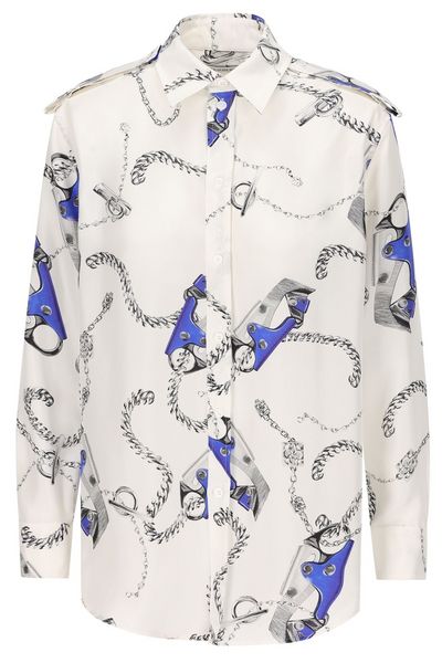 Burberry Graphic Printed Buttoned Shirt