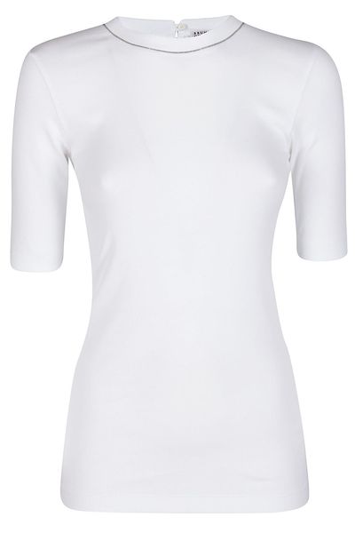 Brunello Cucinelli Embellished Short-Sleeved T-Shirt