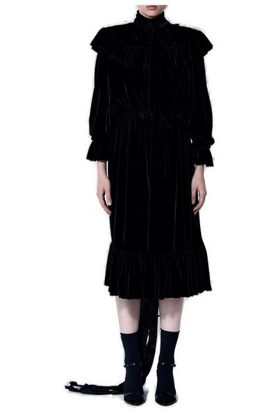 Balenciaga Lace-Up Dress