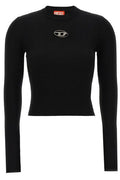 Diesel M-Valari Oval D Ribbed-Knit Top