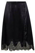 Dolce & Gabbana Buttoned Lace-Trim Skirt