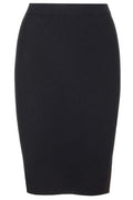 Saint Laurent Mid-Rise Knitted Midi Skirt