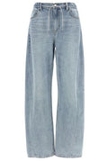 Alexander Wang Logo Patch Balloon Jeans