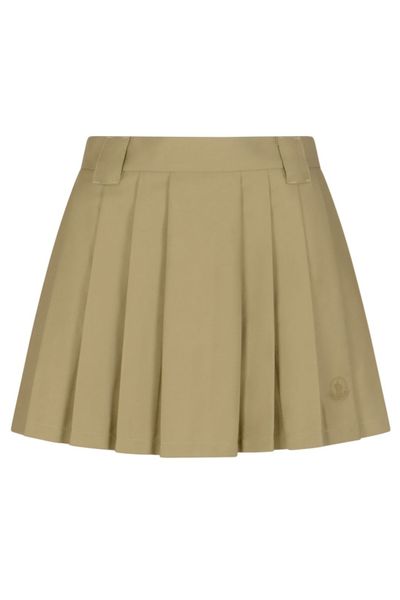 Moncler Logo Embroidered Pleated Skirt
