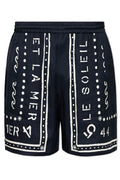 Balmain Graphic Print Shorts