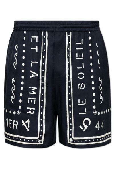 Balmain Graphic Print Shorts