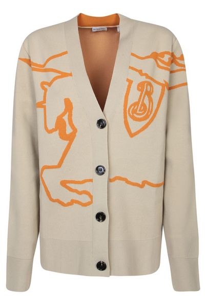 Burberry EKD V-Neck Buttoned Cardigan