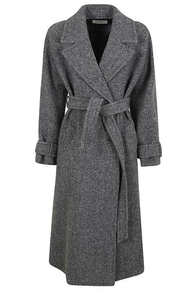 Weekend Max Mara Wkdtema Long Tweed Coat