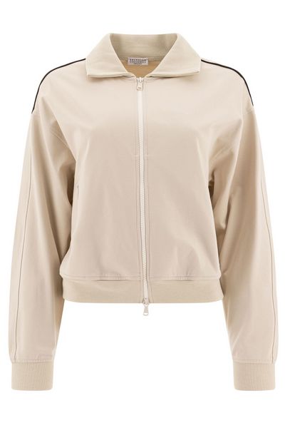 Brunello Cucinelli Couture Interlock Zipped Sweatshirt