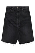 Maison Margiela Raw-Cut Hem Denim Shorts