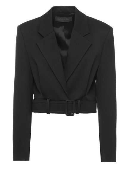 Lanvin Belted Long-Sleeved Short Jacket