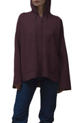 Allude Zip-Up Knitted Hoodie