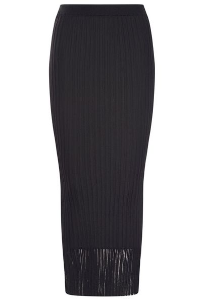 Sportmax Album1234 Ribbed-Knit Pencil Skirt