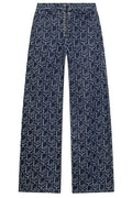 Ludovic de Saint Sernin Lace-Up Patterned Jeans