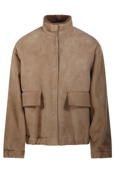 Salvatore Santoro Flap-Pocket Shearling Jacket