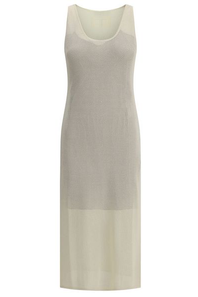 Fendi Mesh Knitted Sleeveless Dress