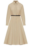 Max Mara Studio Mstaffetto Belted Midi Dress