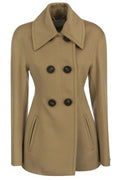 Sportmax Double-Breasted Long-Sleeved Overcoat