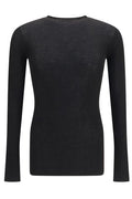 Rick Owens Slim Fit Ribbed Knit Pullover