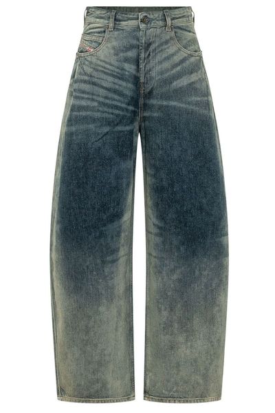 Diesel 1987 D-Khelz-S Wide-Leg Jeans