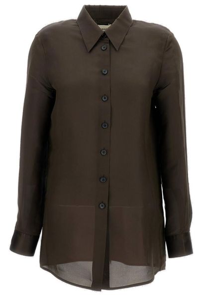 Khaite Auryn Long-Sleeved Shirt