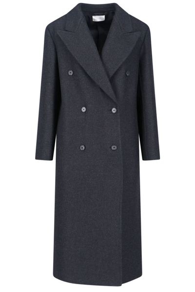 The Row Hariet Double-Breasted Mid-Length Coat