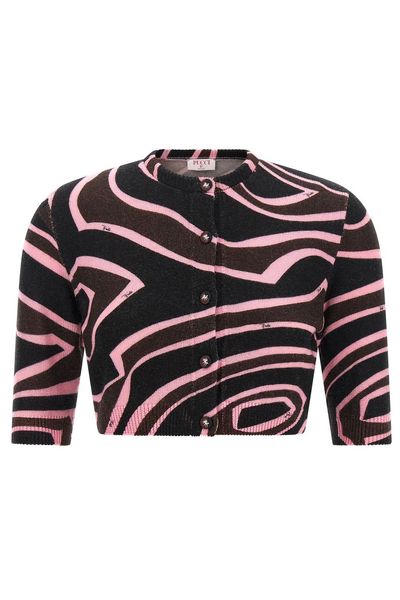 PUCCI Labirinto Cropped Cardigan