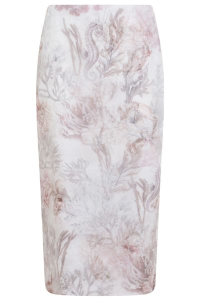 Max Mara Mxsultimo Printed Midi Pencil Skirt