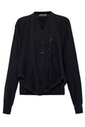 Lemaire Draped Double-Breasted Cardigan