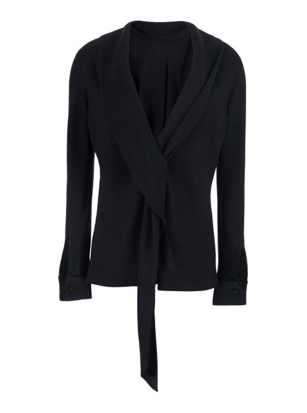 The Row Evo Draped Tie Top