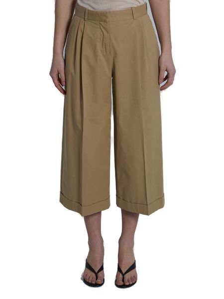 The Row Pleated Culottes Trousers