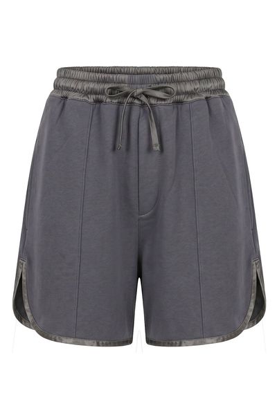 Halfboy Elastic Waist Side-Slit Shorts