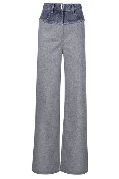 Givenchy High-Waist Panelled Oversized Jeans