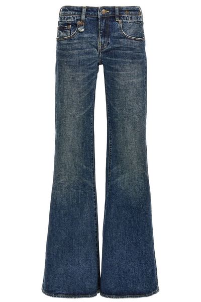 R13 Overflow Boy Flared Jeans