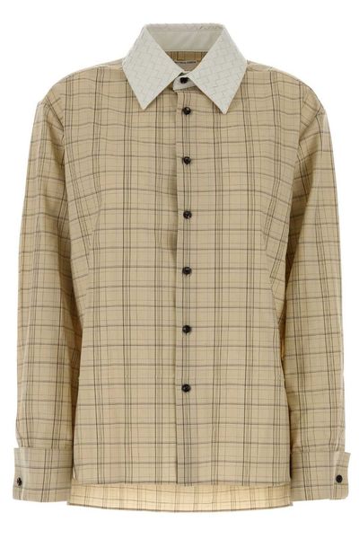 Bottega Veneta Check Patterned Shirt