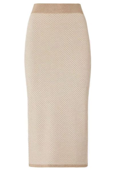 Fendi Textured Midi Skirt