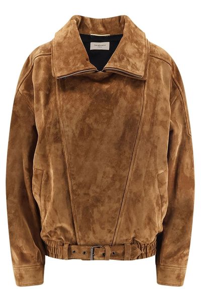 Saint Laurent Oversized Zip-Up Jacket