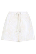 Moncler Leaf Printed Drawstring Shorts