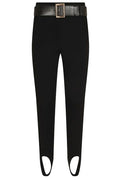 Self-Portrait Stirrup Belted Knit Pants